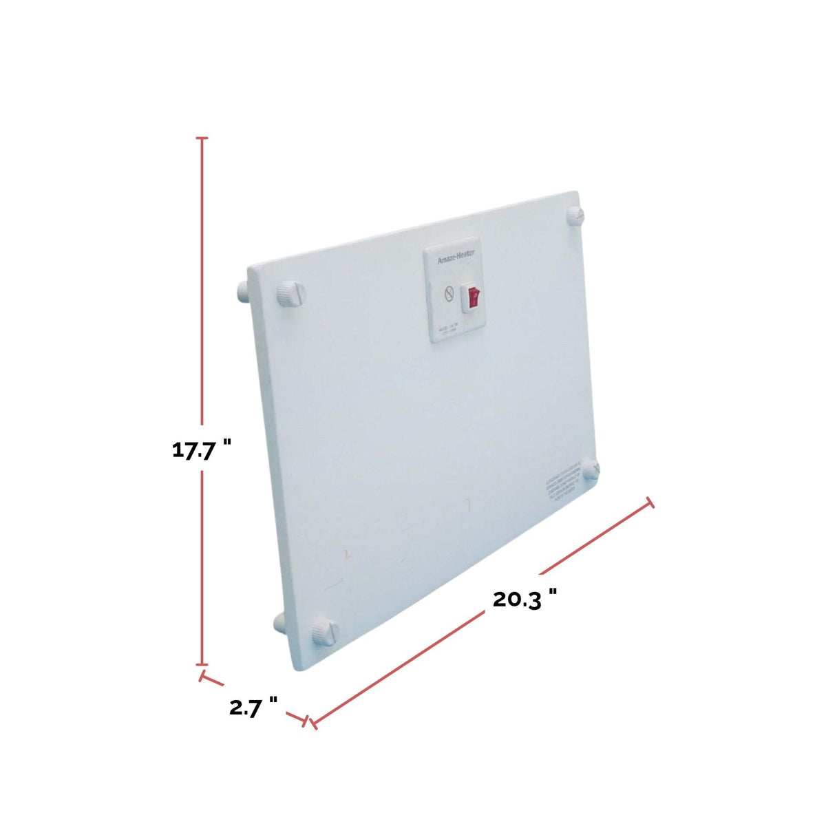 Heater Ceramic Electric Heater with Standard Mounting, 100W, White N3A3 - product image 5