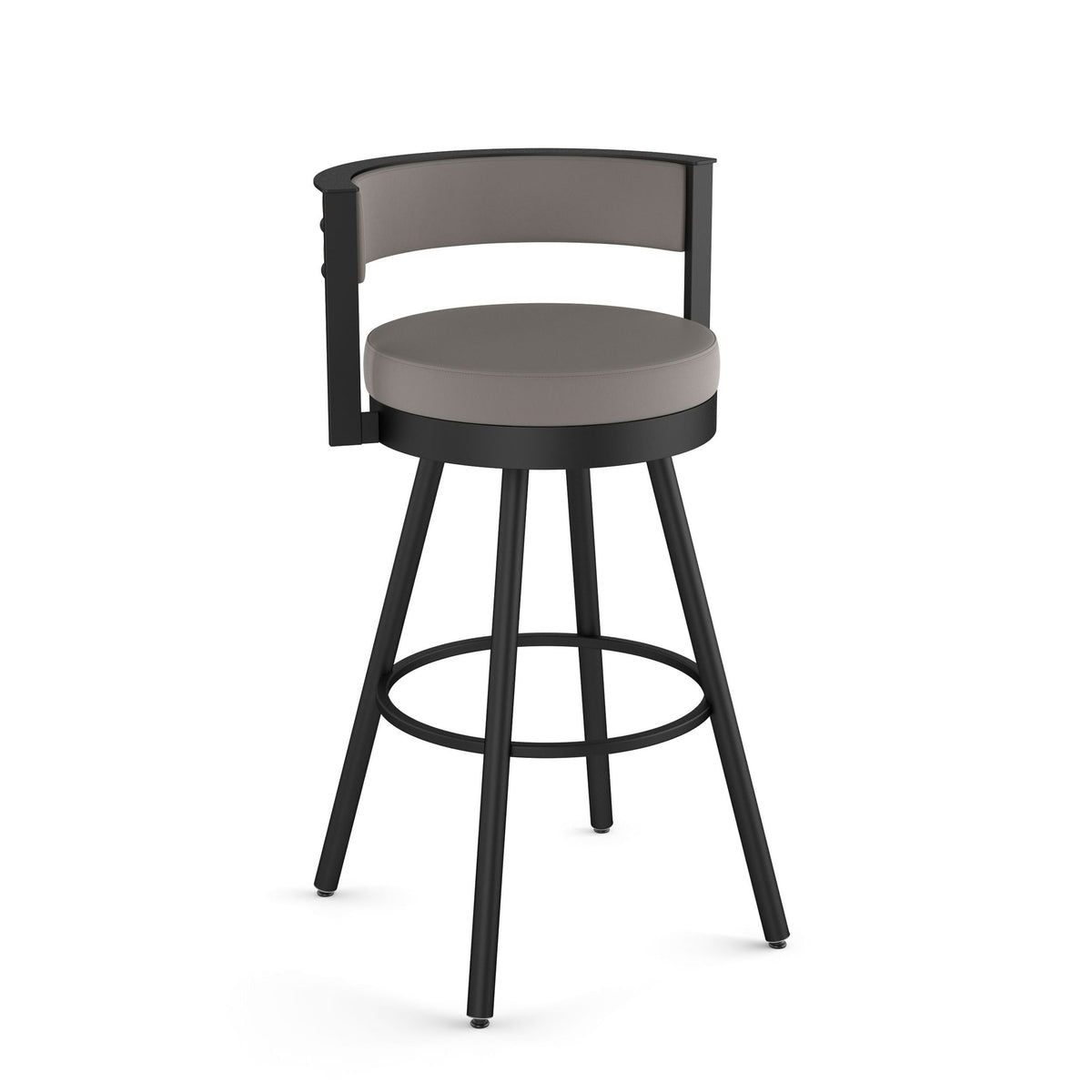 Eller Swivel Bar Stool with Padded Backrest, Multiple Colours, 30-in M5N1 - product image 1
