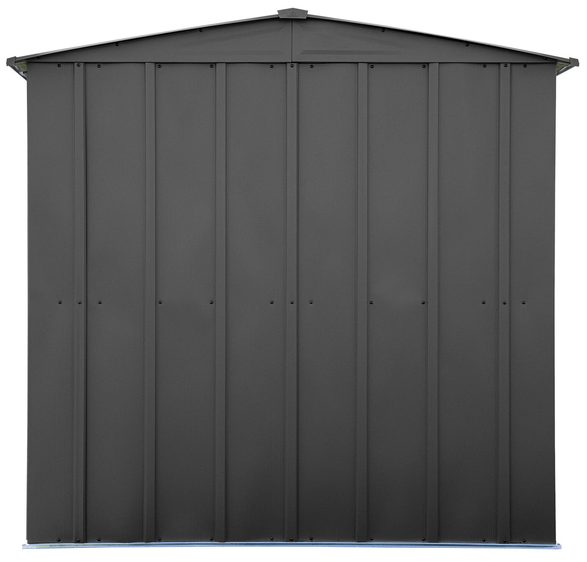 Classic Galvanized Steel Storage Shed, Charcoal, 6-ft x 7-ft W1M1 - product image 8