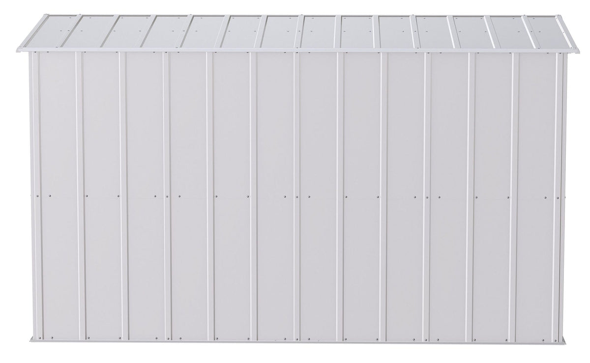 Classic Galvanized Steel Storage Shed, Flute Grey, 10-ft x 4-ft V9Z3 - product image 6