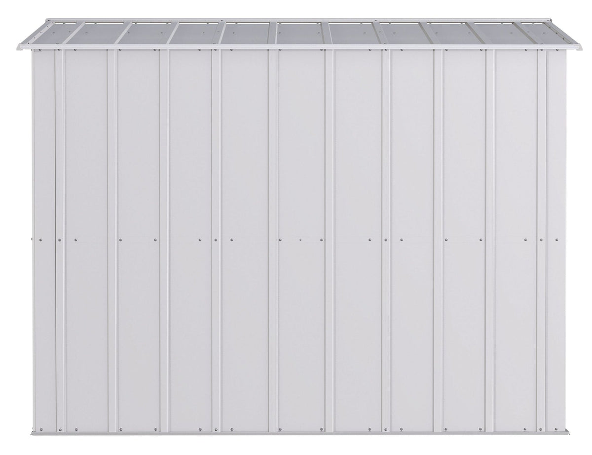 Classic Galvanized Steel Storage Shed, Flute Grey, 8-ft x 8-ft Y6Z6 - product image 5