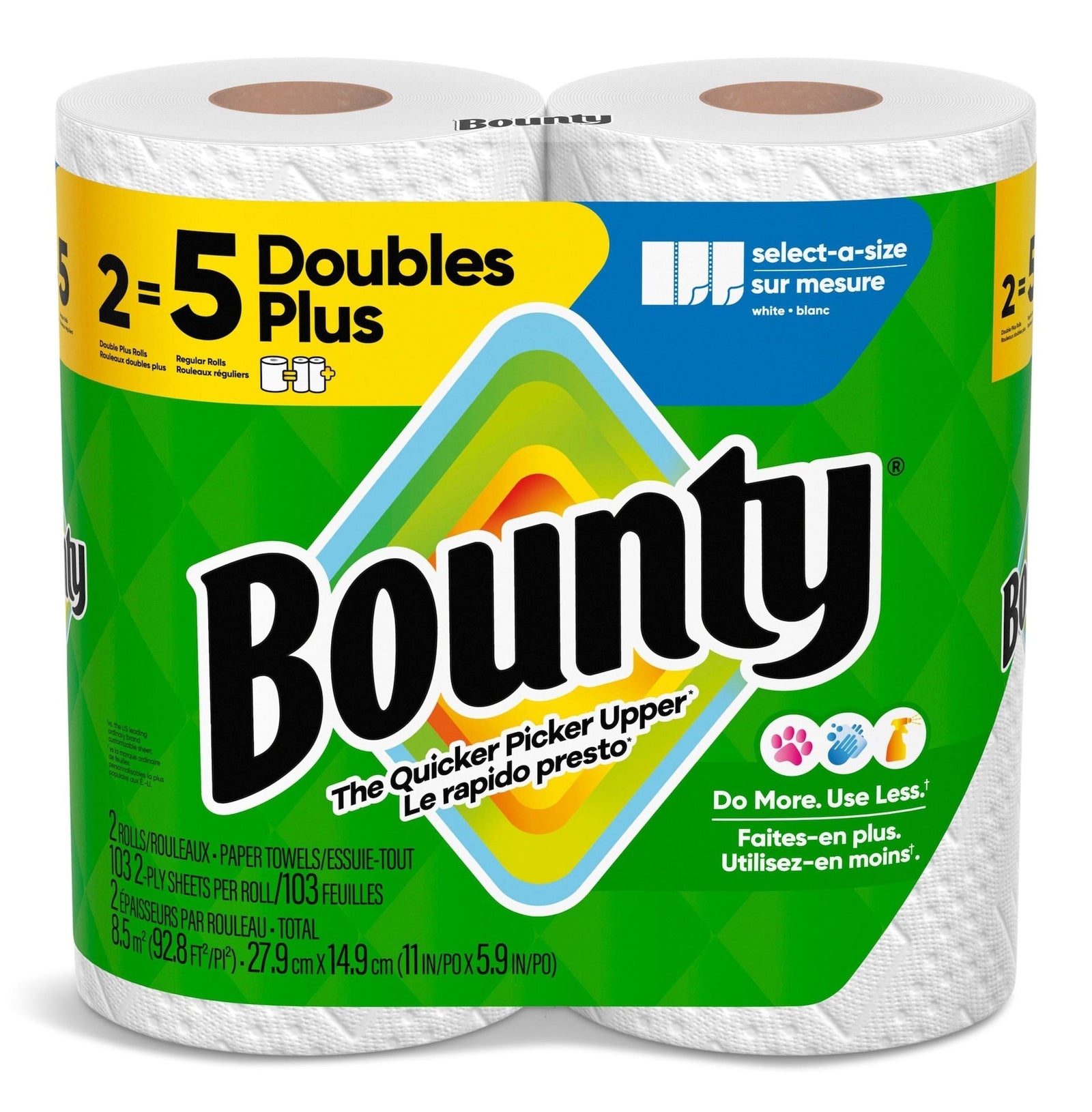 Select-A-Size Paper Towel, Double Rolls, 2-pk C7Y3 - product image 1