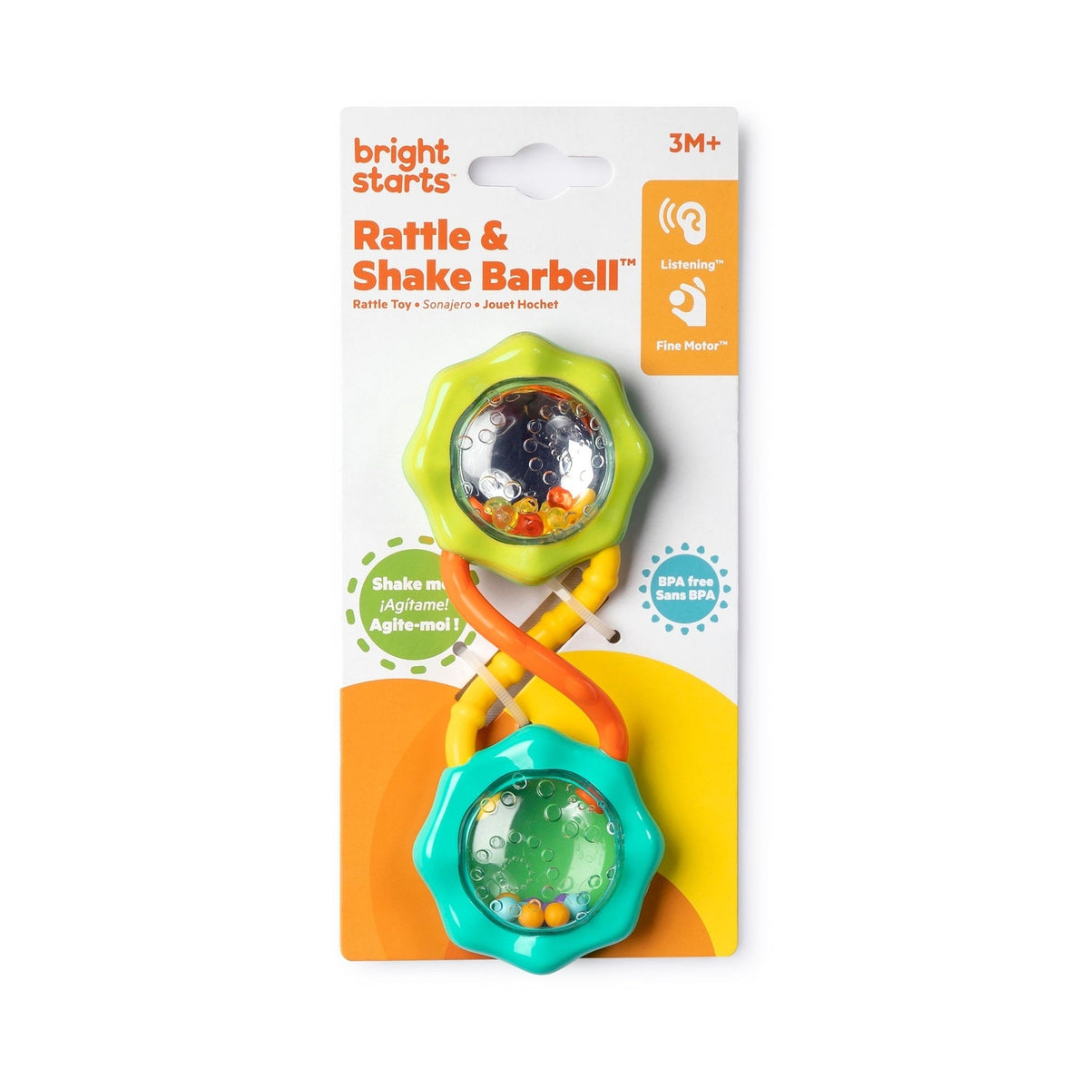 Starts Rattle and Shake Barbell Toy I2R2 - product image 2