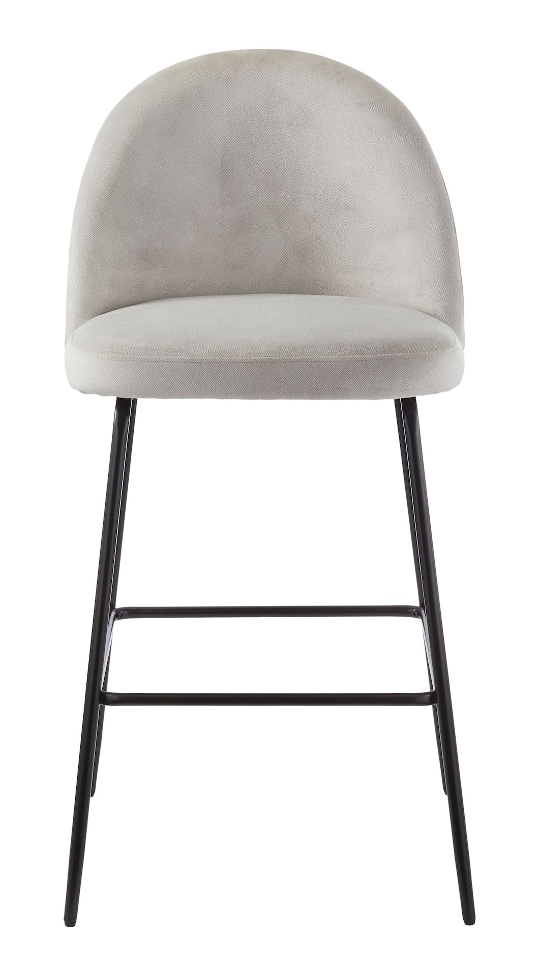 Koen Bar Elegant Counter Stool with Footrest, Grey P7M5 - product image 2