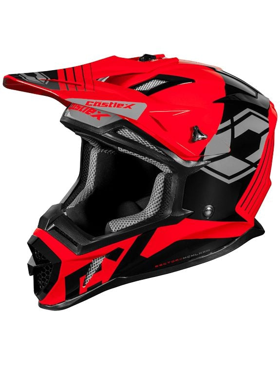 X CX200 Sector MX Helmet, Red V0X6 - product image 1