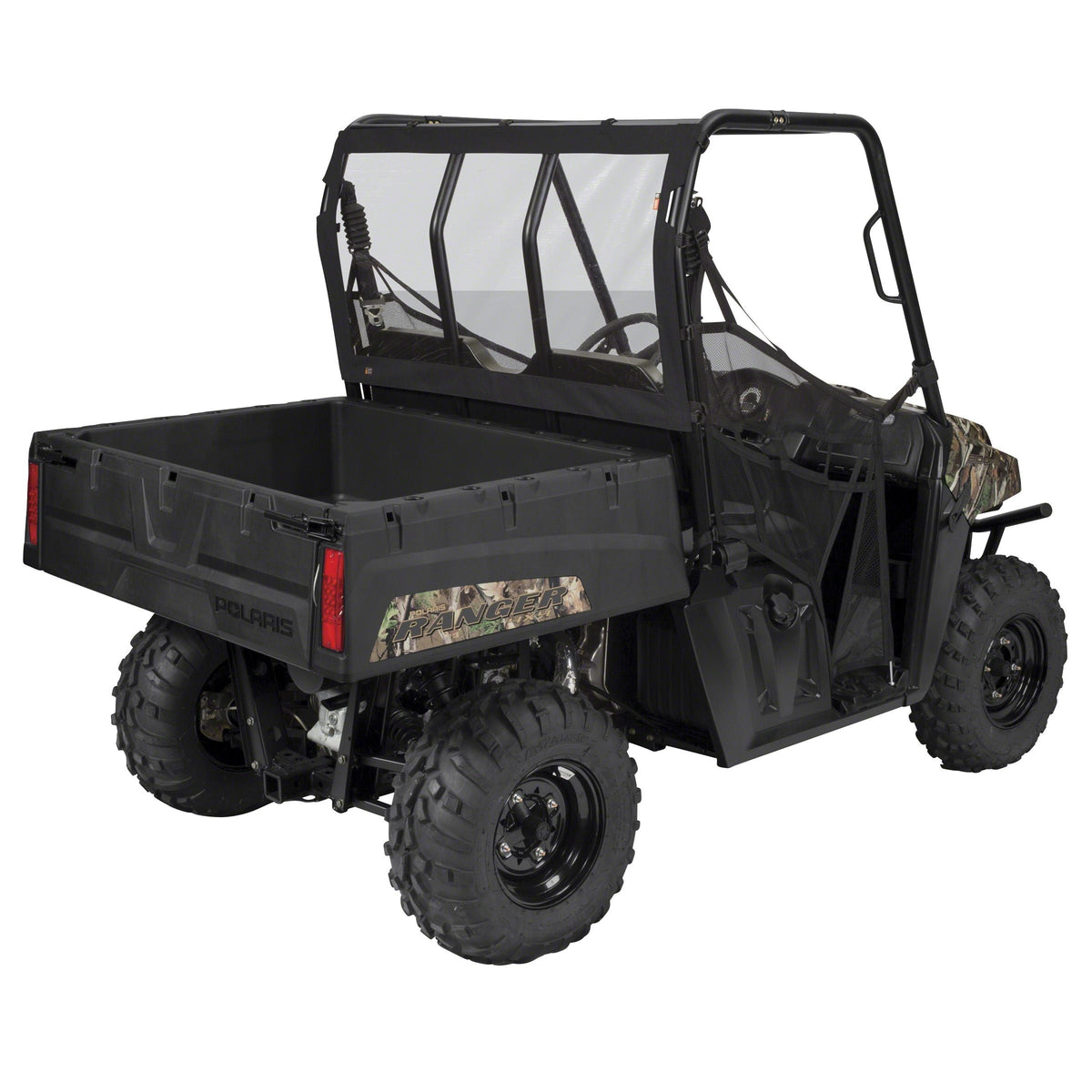 Classic Accessories UTV Rear Windshield, Polaris Ranger Mid, Black X7L0 - product image 1