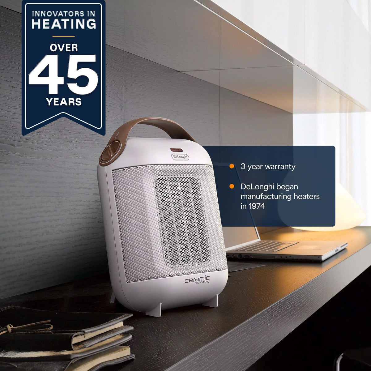HFX30C15WCA Capsule Ceramic Fan Heater, White O4J3 - product image 5
