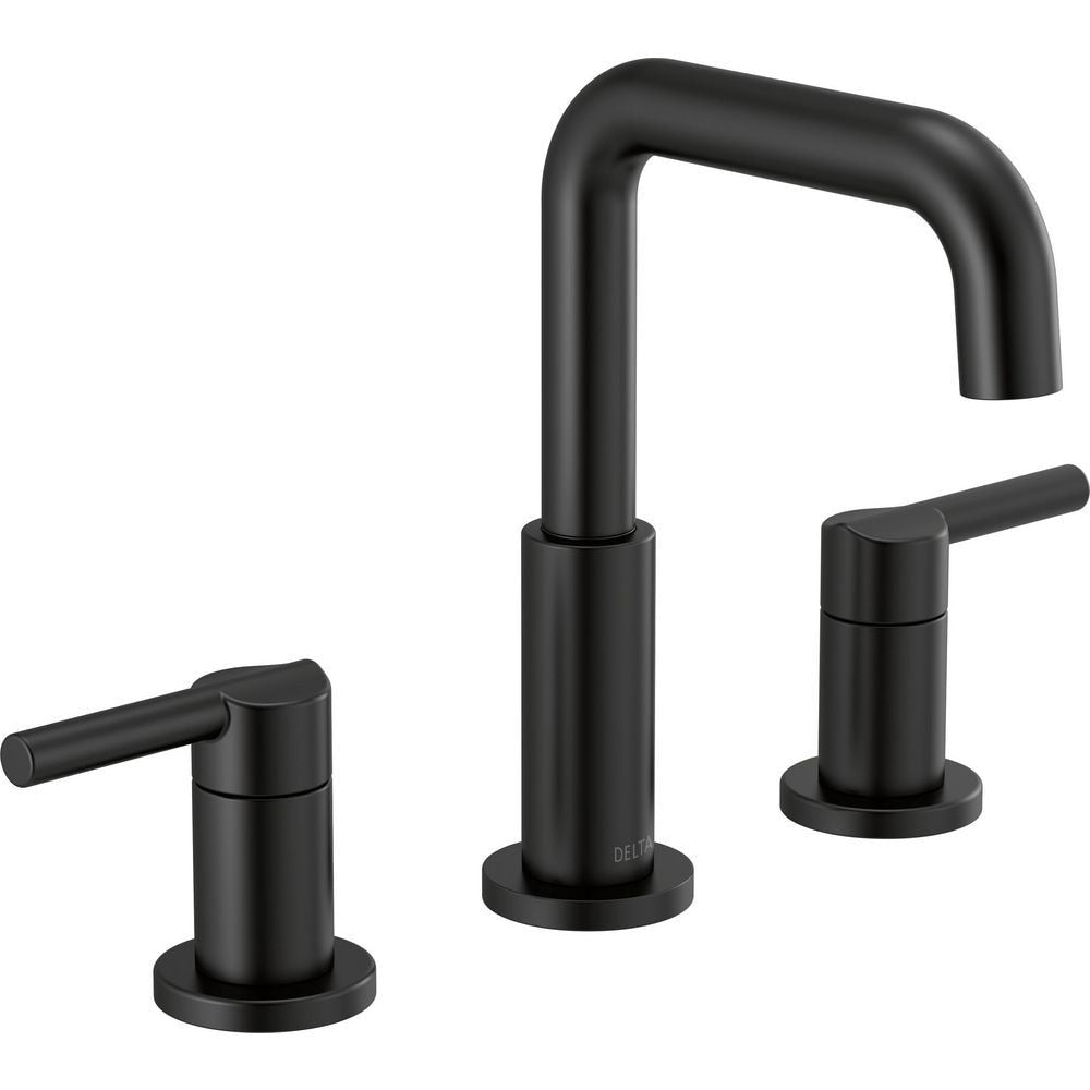 Two Handle Widespread Bathroom Faucet, Matte Black I4U4 - product image 1