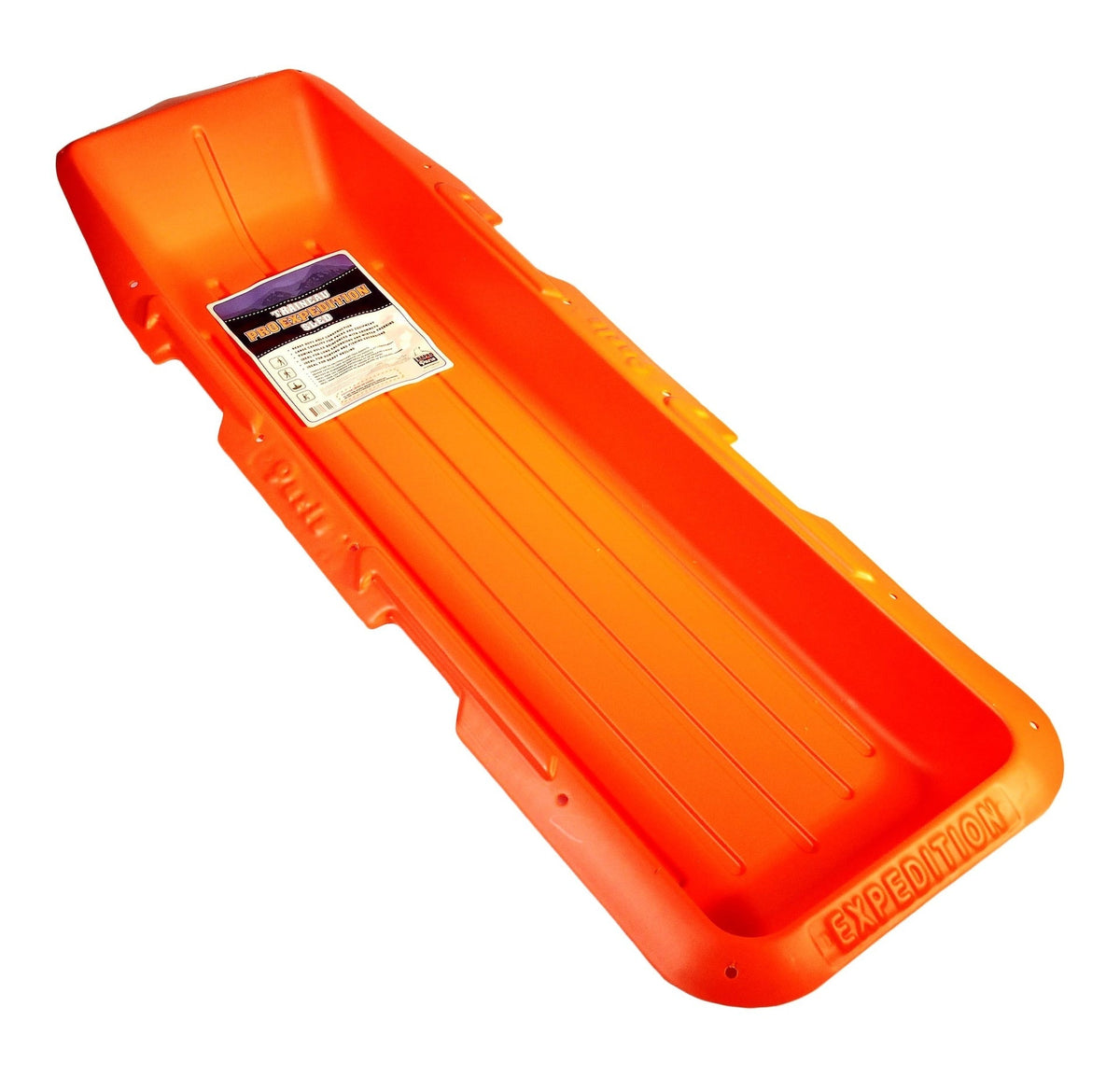 Pro Expedition Heavy Duty Multi-Functional Snow Sled, Orange, 60-in W7V2 - product image 1