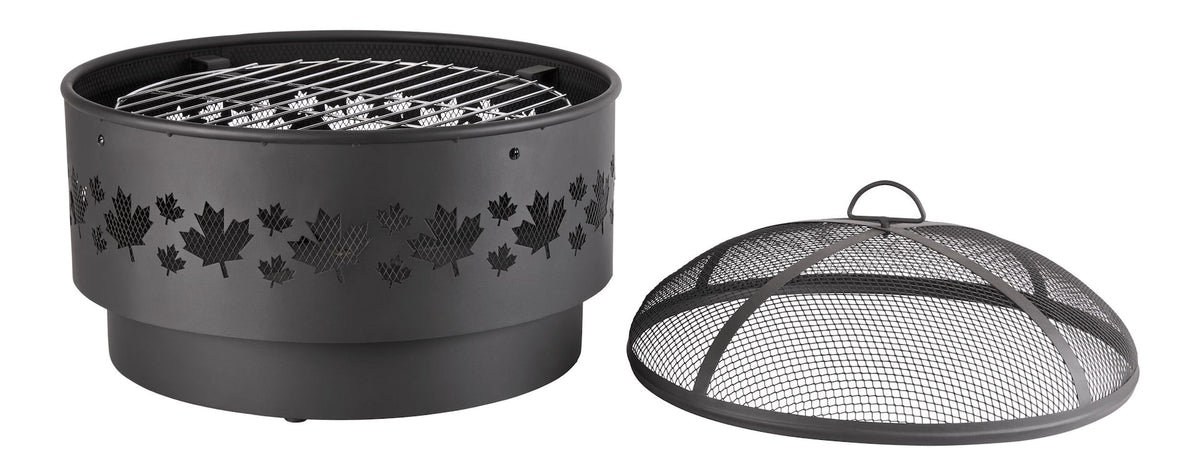 Brome Round Outdoor Wood Firepit, 24-in B8D7 - product image 5