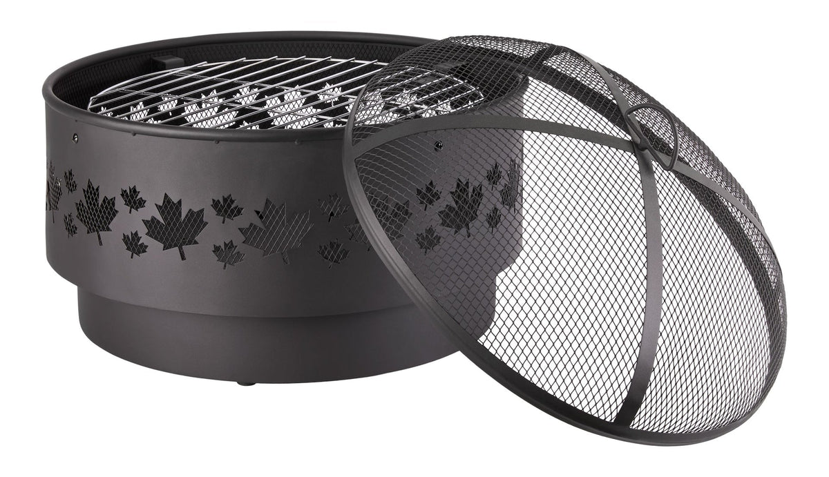 Brome Round Outdoor Wood Firepit, 24-in B8D7 - product image 6
