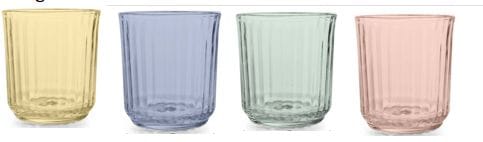 Panello Mixed Colour Rocks Glass Set, 4-pk D6X1 - product image 1