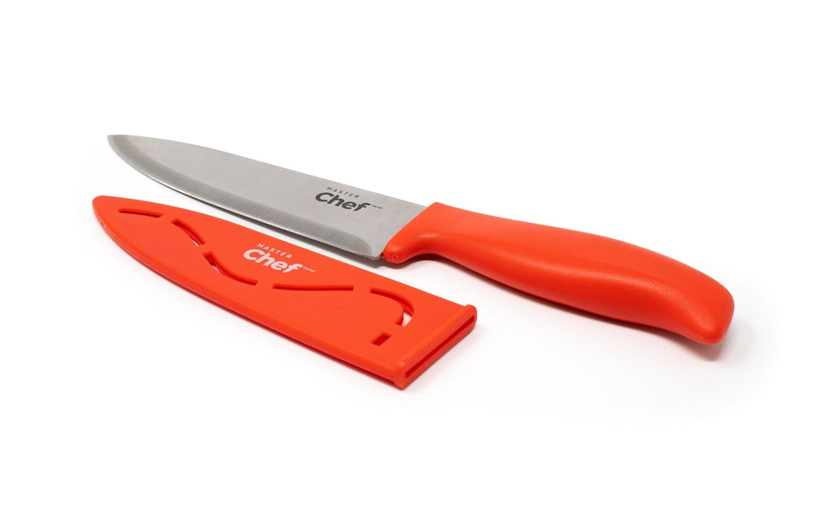 Stainless Steel Knife with Sheath, 6-in, Assorted Colours M5U0 - product image 1