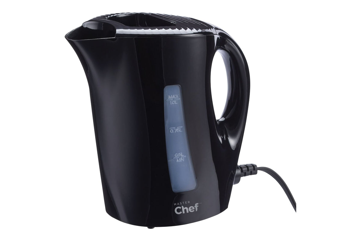 Corded Kettle with Water Gauge, Black, 1-L A6T6 - product image 1