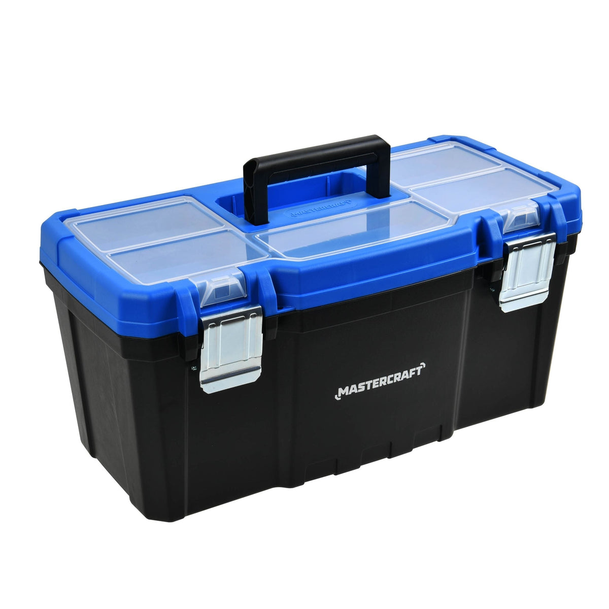 Portable Plastic Tool Box with Removable Tray & Tray Top, Blue, 19-in, Jumbo Hex Key Set/Allen Wrench Set, Metric, High... X2Z3 - product image 2