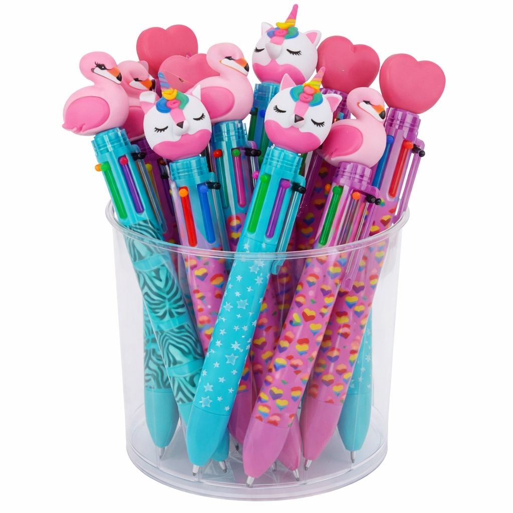Pen With Fun Toppers, Assorted Colours Q3T0 - product image 2
