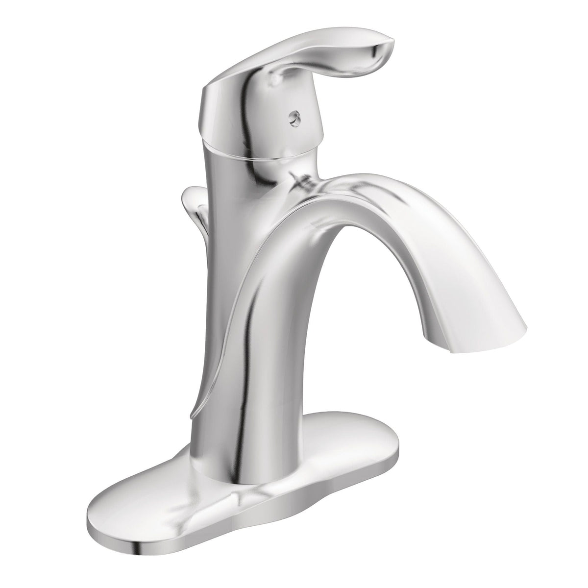 Eva Single Handle High Arc Single Hole Bathroom Sink Faucet, WaterSense Certified, Chrome D4N3 - product image 1