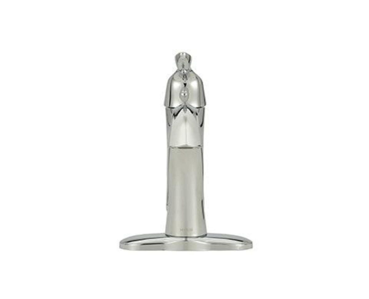 Eva Single Handle High Arc Single Hole Bathroom Sink Faucet, WaterSense Certified, Chrome D4N3 - product image 3