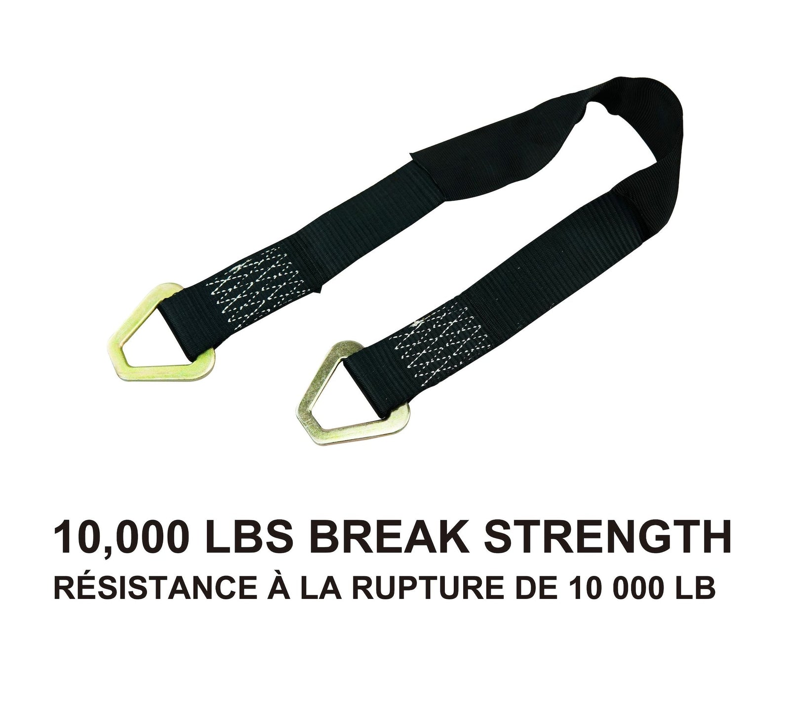 10,000-lb Axle Strap, with D-rings, 2-in x 31-in L8G2 - product image 3