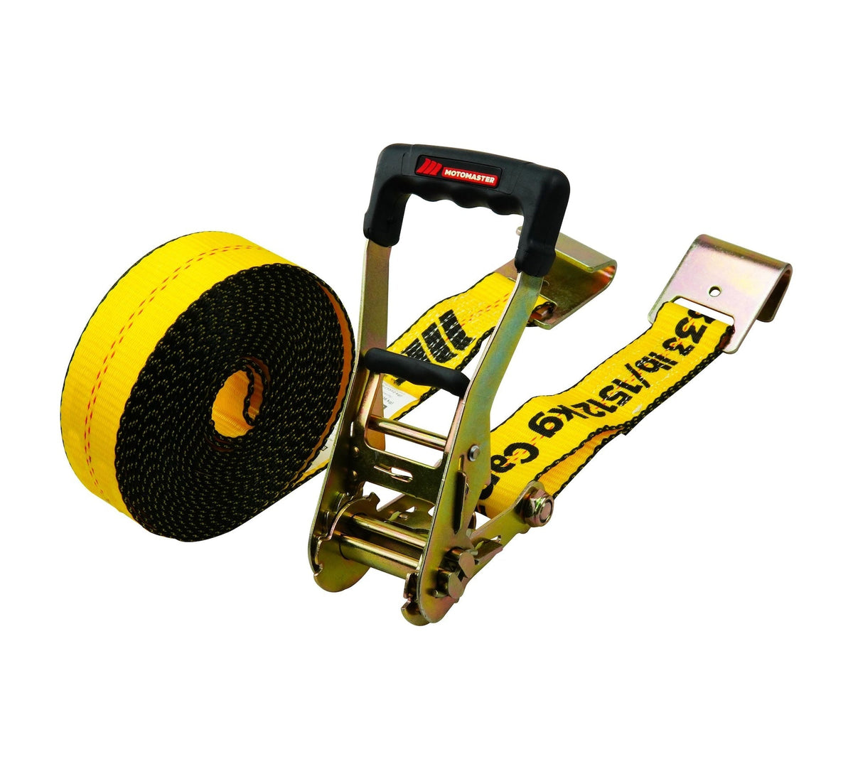 10,000-lb Commercial Ratchet Tie Down Strap, with Flat Hook, 2-in x 27-ft B1M8 - product image 4