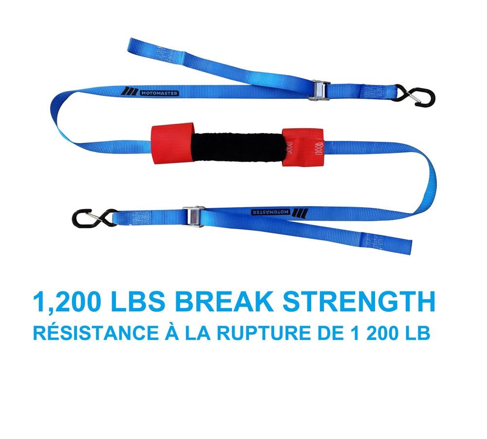 1,200-lb Motorcycle Tie Down Strap, 1 3/8-in x 12-ft B1R2 - product image 3