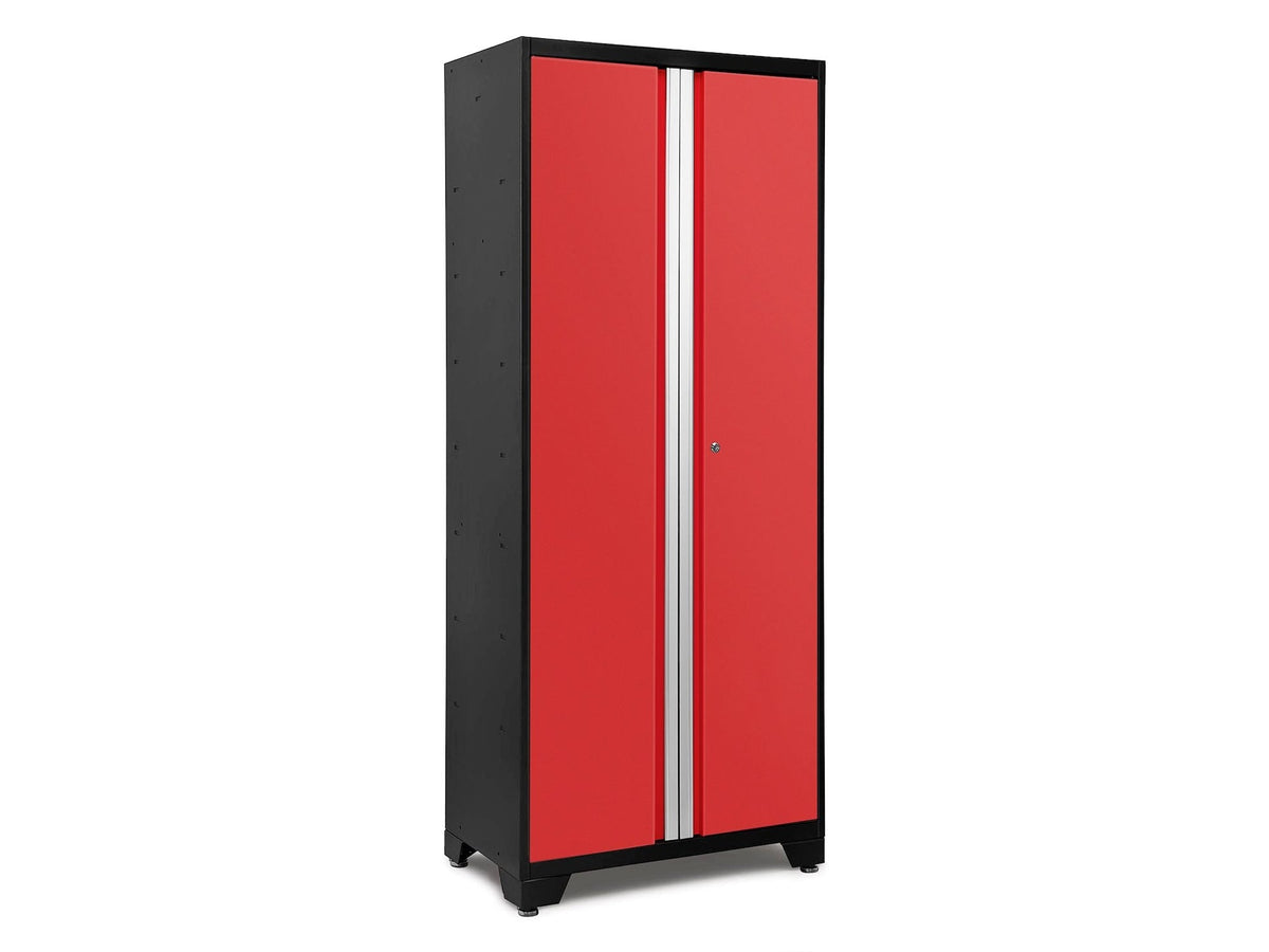 Bold Series 24-Gauge Steel RTA Storage Locker with 3 Shelves, Black/Red, 30-in N0Z0 - product image 3