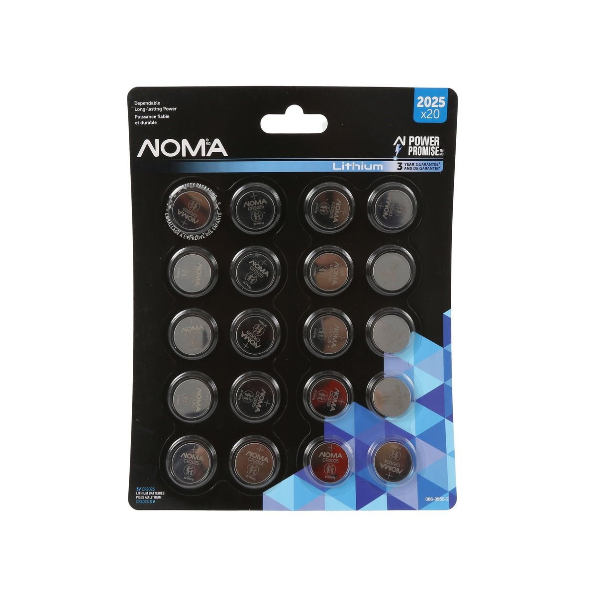 CR2025 Button Cell Batteries, 20-pk D2Q1 - product image 1