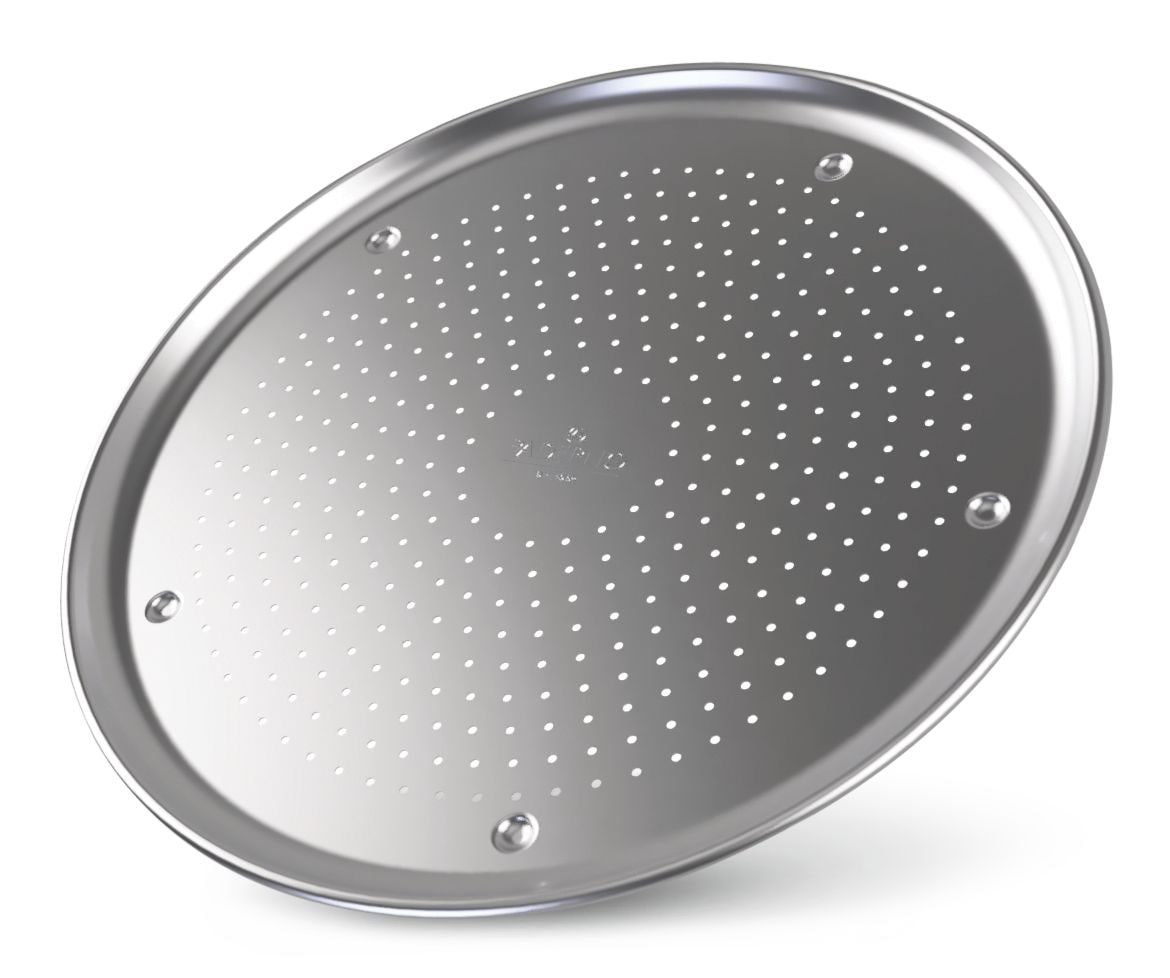 Professional Uncoated Aluminum Round Pizza Crisper Pan, 16-in R7A5 - product image 1