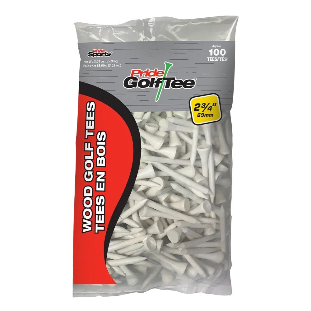 Biodegradable Hardwood Golf Tee, 2-3/4-in, 50-pk, White V0Z5 - product image 1