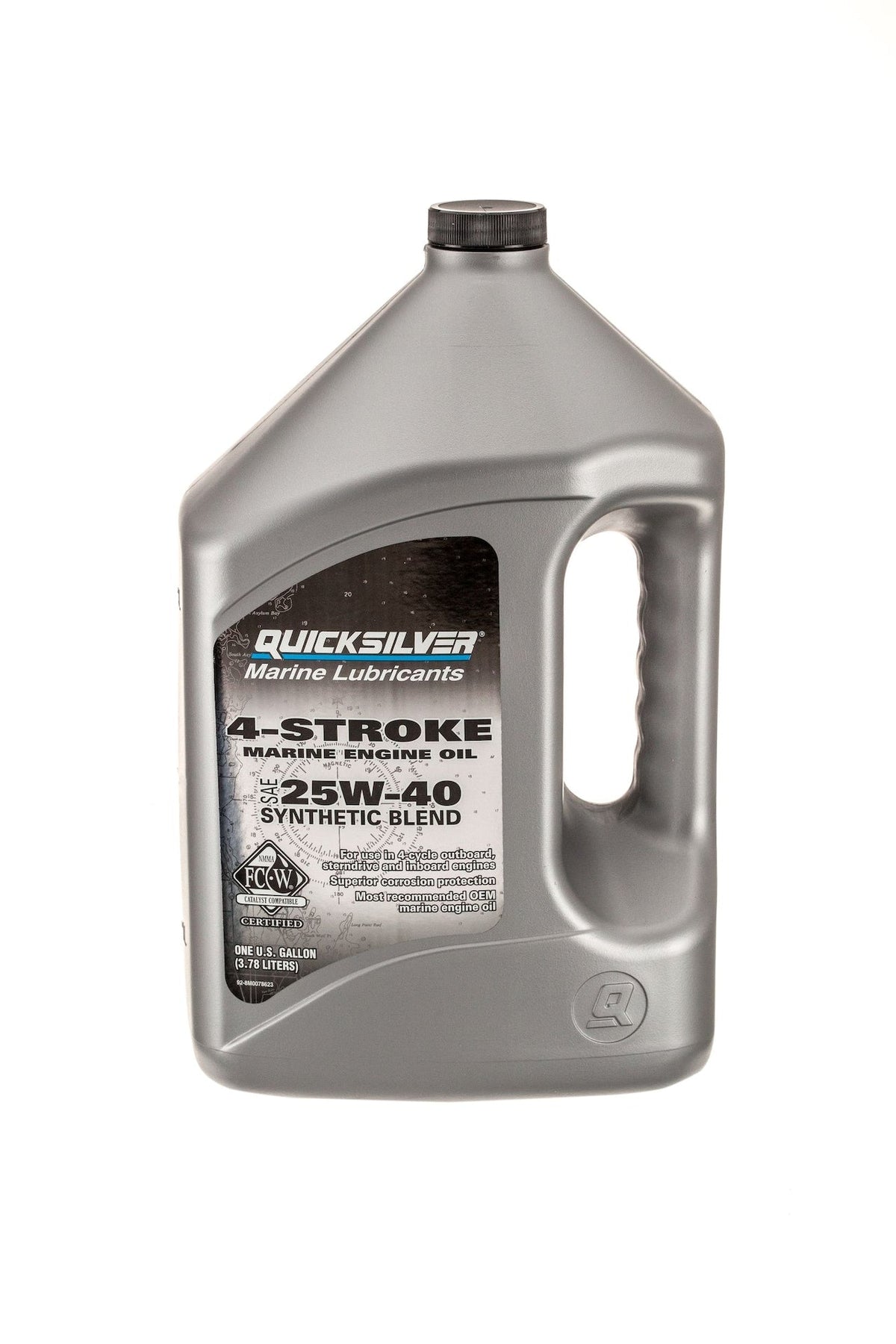 4-Stroke Synthetic Blend Marine Engine Oil 25W40, 4-L V1M4 - product image 1