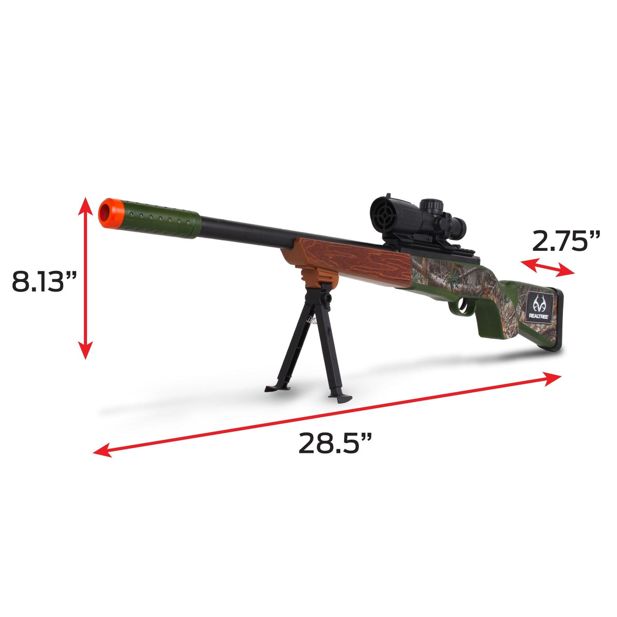 Green Hunting Rifle Toy with Built-in Scope H6B4 - product image 4