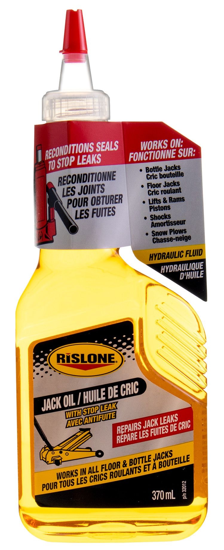 32012 Hydraulics Jack Oil with Stop Leak, Amber, 370-mL L1V6 - product image 1