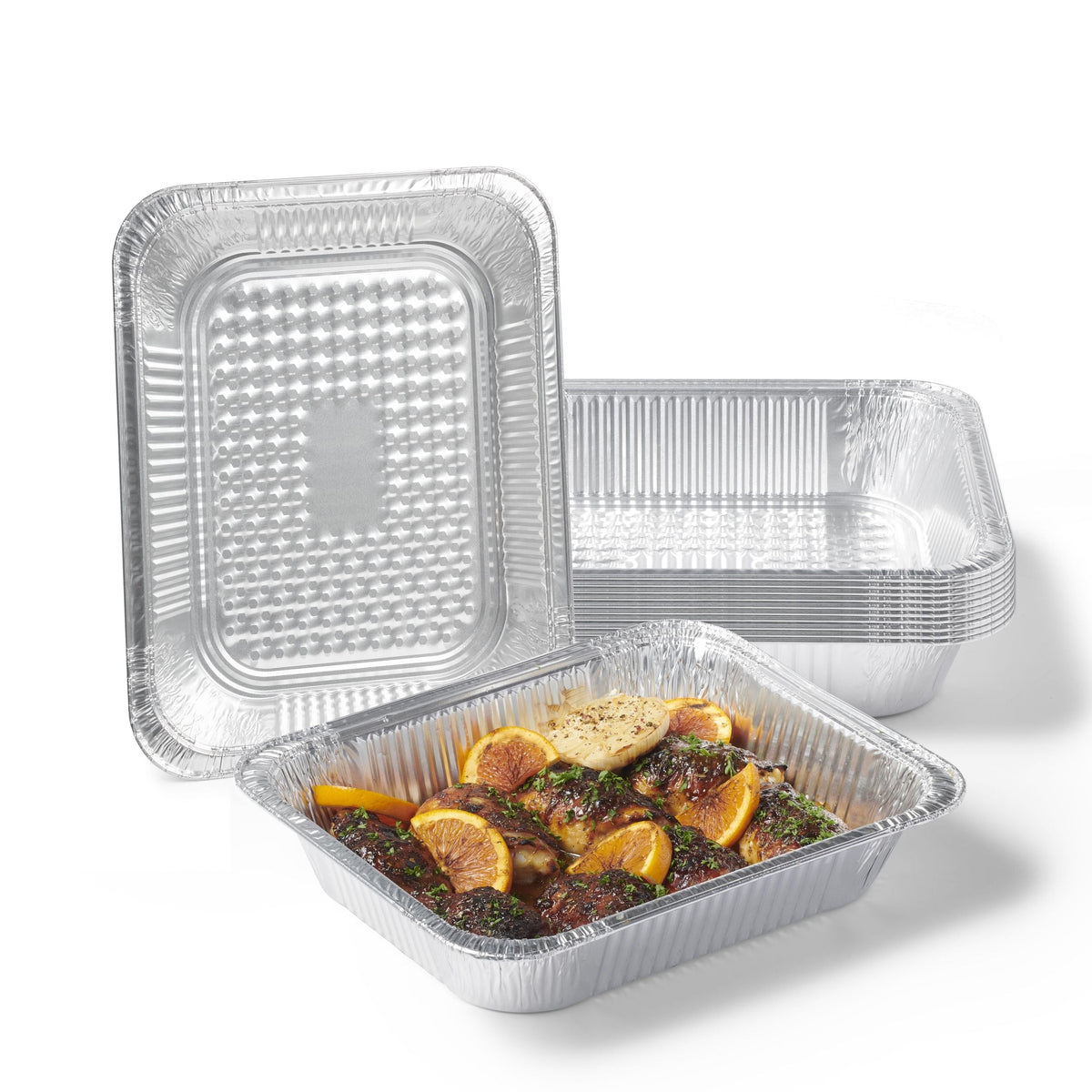 Disposable Aluminum Half Steam Table Pan, 10-pk K9J1 - product image 4