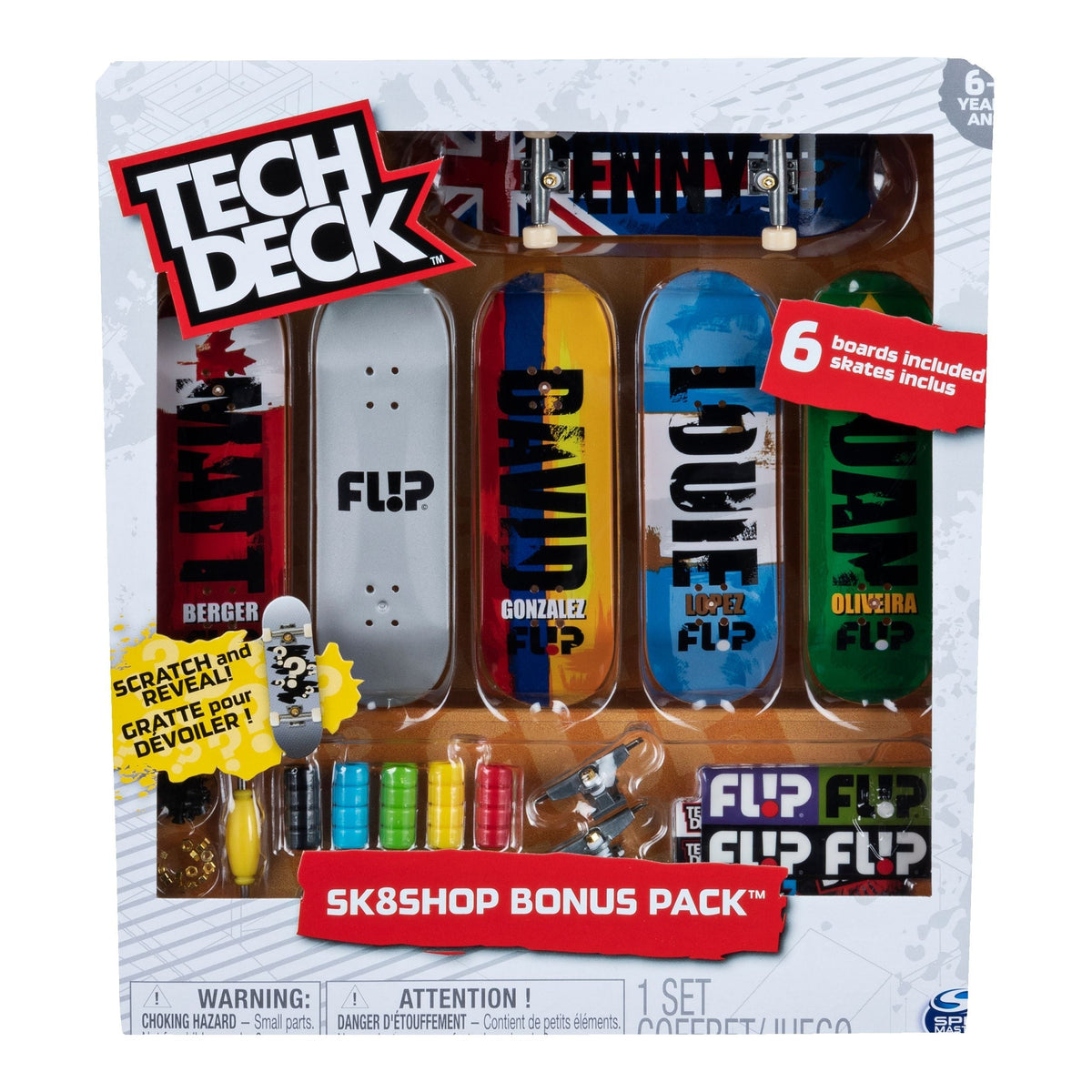 Deck Sk8shop Finberboard Bonus Pack, Ages 6+, 6-pk D2J7 - product image 7