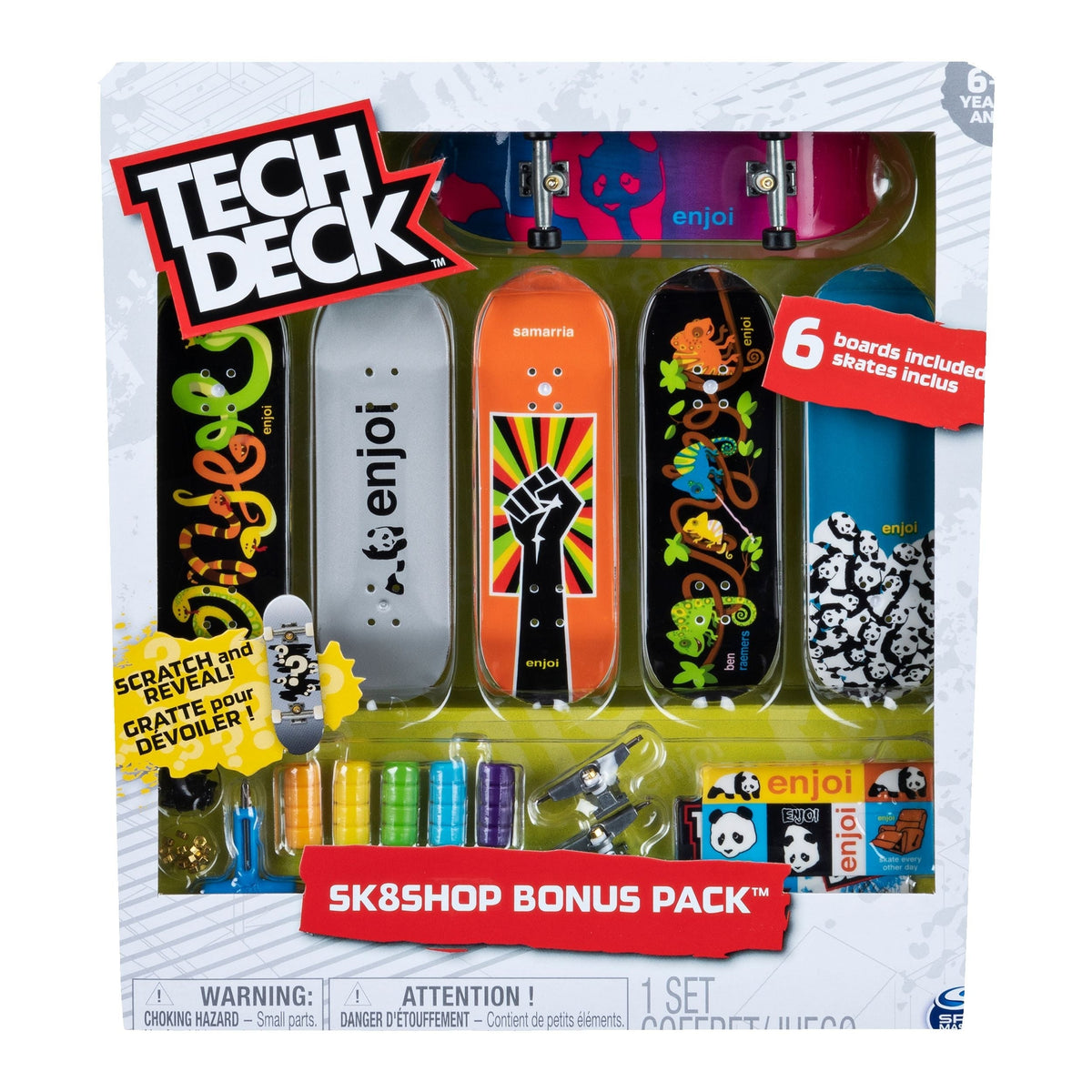 Deck Sk8shop Finberboard Bonus Pack, Ages 6+, 6-pk D2J7 - product image 8