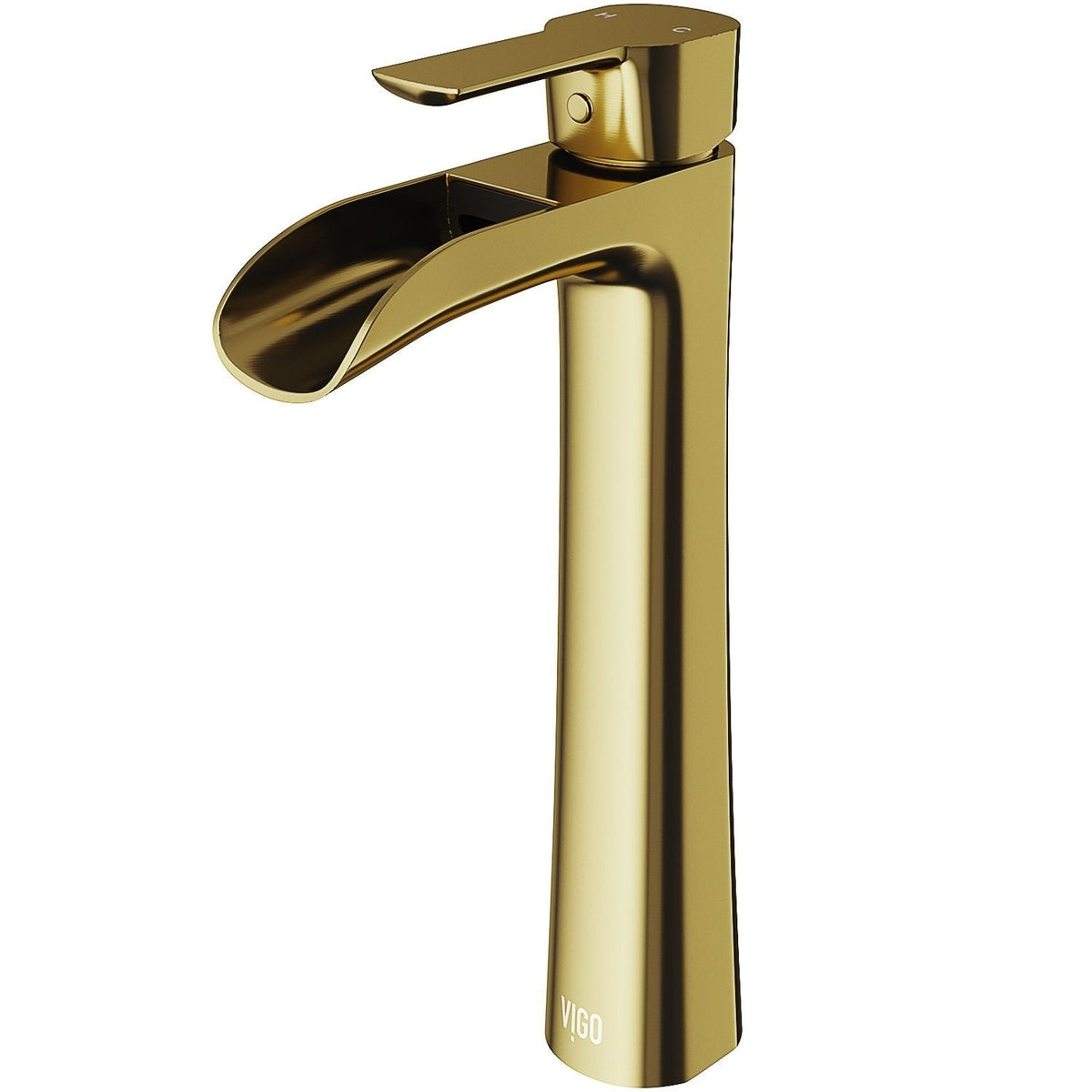Niko Single Handle Single-Hole Bathroom Vessel Faucet in Matte Brushed Gold G7G1 - product image 2