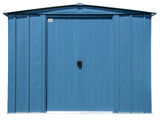 Classic Galvanized Steel Storage Shed, Blue Grey, 8-ft x 6-ft H1T8 - product image 5
