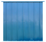 Classic Galvanized Steel Storage Shed, Blue Grey, 8-ft x 6-ft H1T8 - product image 6