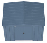 Classic Galvanized Steel Storage Shed, Blue Grey, 8-ft x 6-ft H1T8 - product image 8