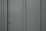 Classic Galvanized Steel Storage Shed, Charcoal, 8-ft x 8-ft A2Y1 - product image 8