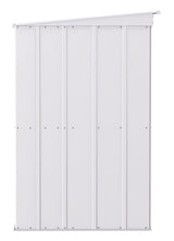 Classic Galvanized Steel Storage Shed, Flute Grey, 10-ft x 4-ft V9Z3 - product image 4