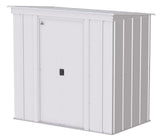 Classic Galvanized Steel Storage Shed, Flute Grey, 6-ft x 4-ft S5B7 - product image 1