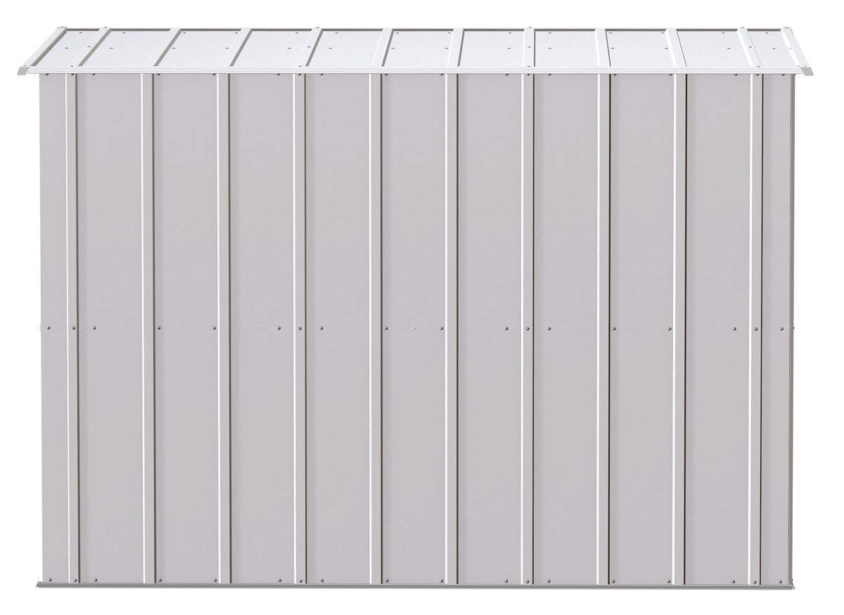 Classic Galvanized Steel Storage Shed, Flute Grey, 8-ft x 4-ft X0N5 - product image 7