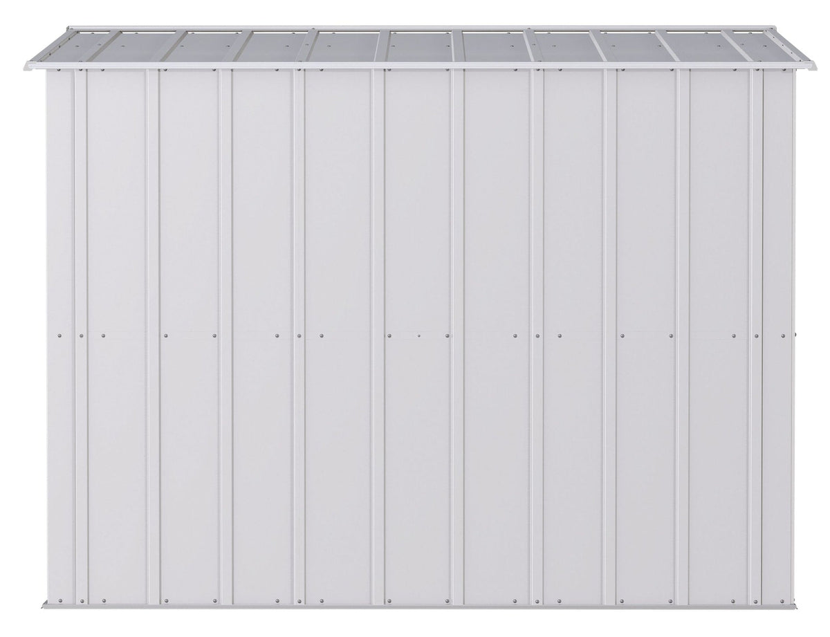 Classic Galvanized Steel Storage Shed, Flute Grey, 8-ft x 8-ft Y6Z6 - product image 6