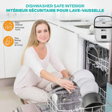 Ceramic Nonstick Rice Cooker, White, 1-qt H6R3 - product image 8