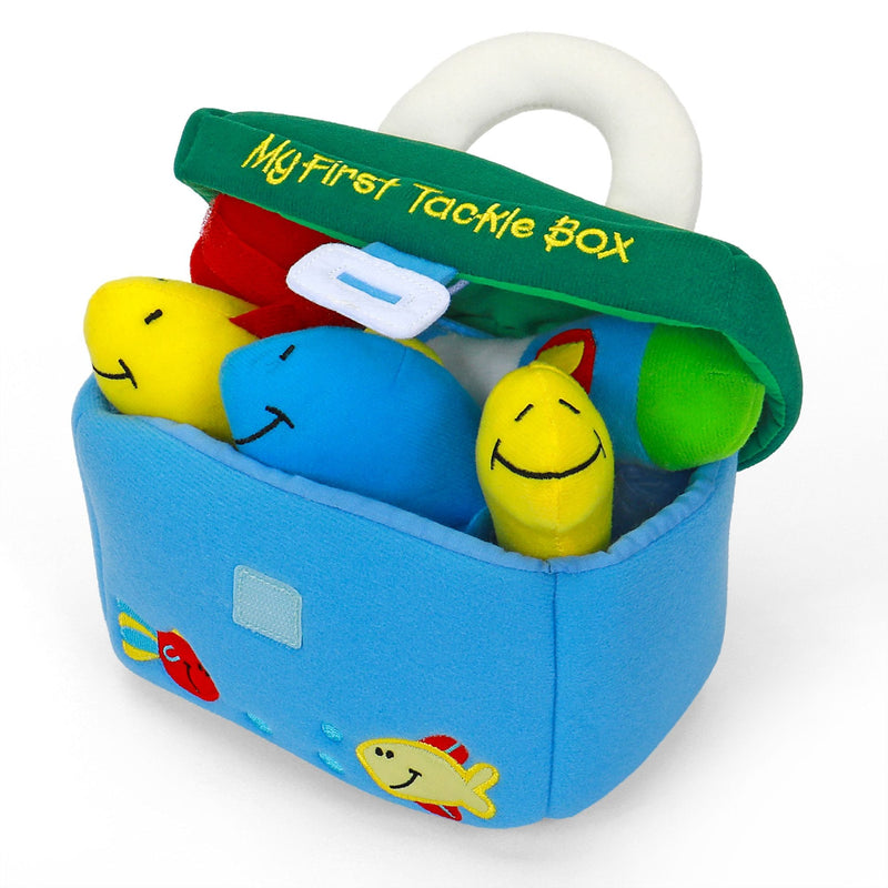 Baby GUND Play Soft Collection, My First Tackle Box 5-Piece Plush Playset with Rattle, 8-in A2V9