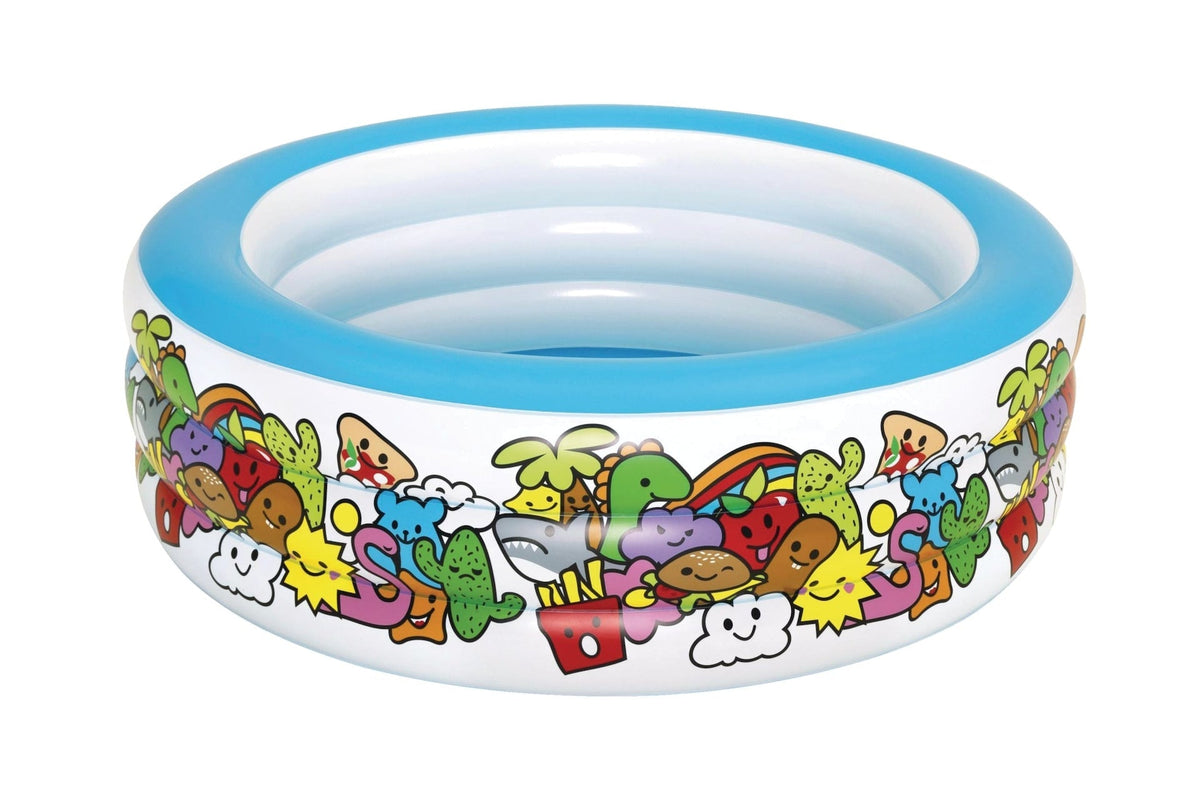 Deluxe Round Inflatable Pool, 5-ft x 20-in F5E2 - product image 1