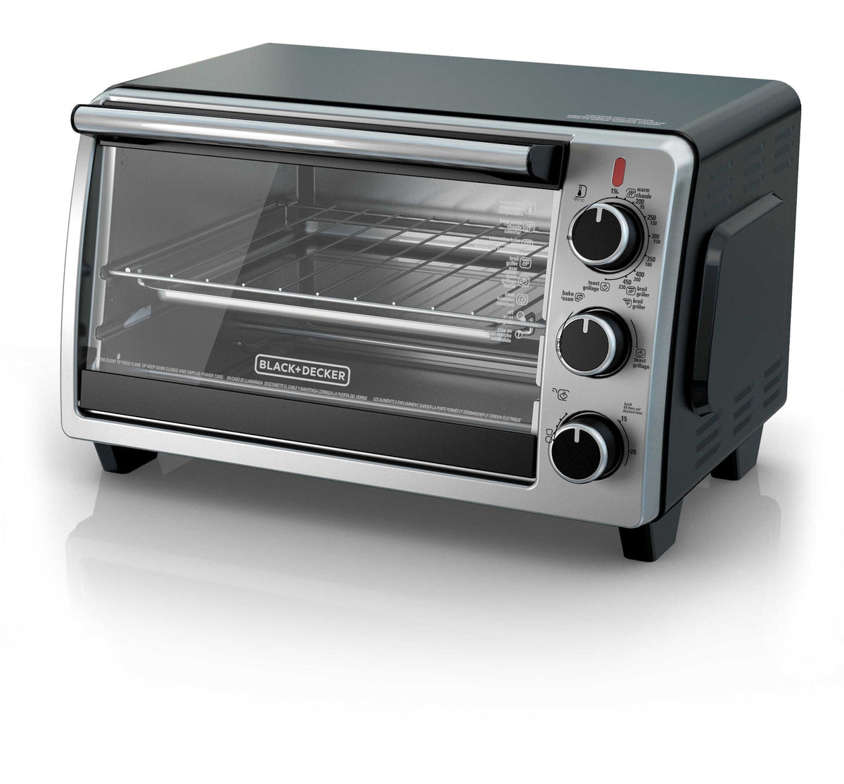 Toaster Oven with 4 Functions, Stainless Steel, 6-Slices S9F6 - product image 2