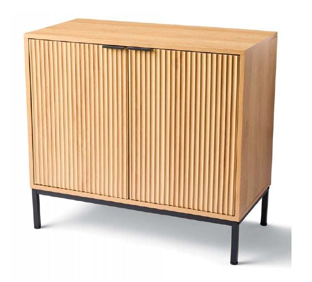 Byward Scallop Accent Cabinet Oak A3U8 - product image 2