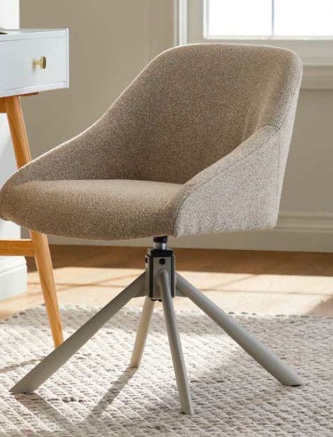 Chester Swivel Office Chair, Greige V9T8 - product image 5